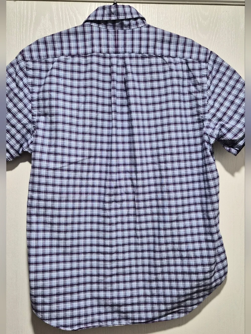 Polo Ralph Lauren Mens Oxford Woven Button Down Short Sleeve Shirt Size L